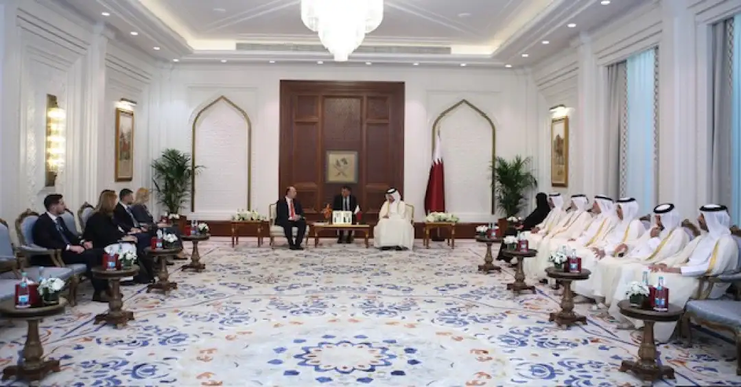 Африм Гаши - средби во Катар